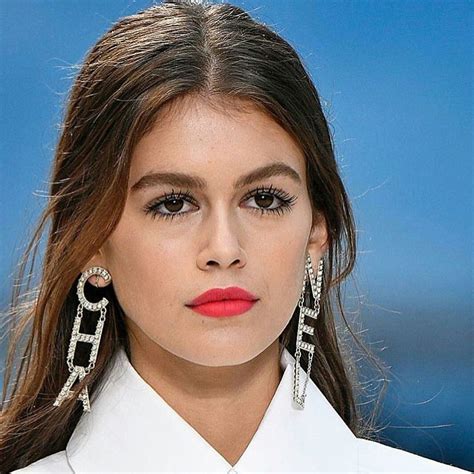 kaia gerber chanel earrings|Kaia Gerber dresses.